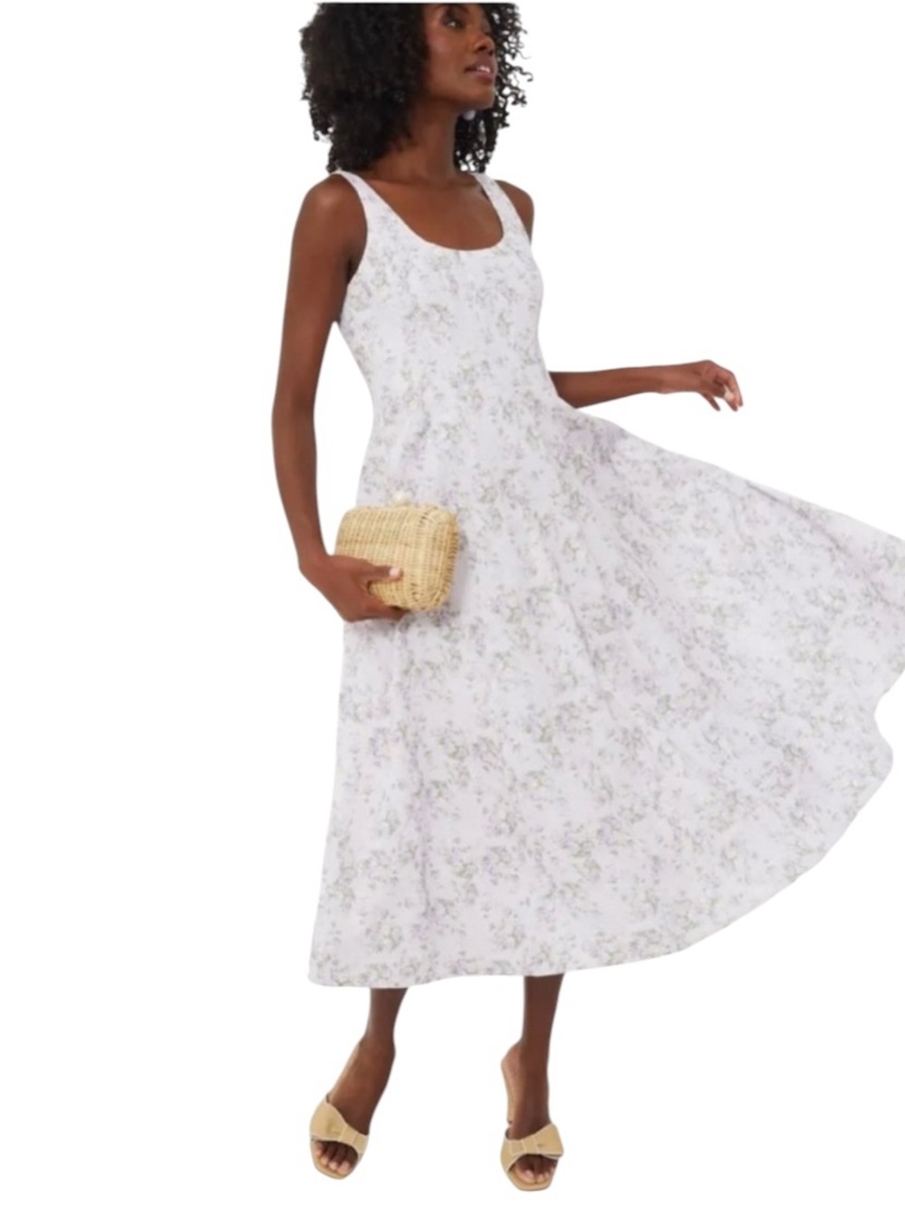 NEW Tuckernuck Essie dress. Lilac Jacquard. M. NWT